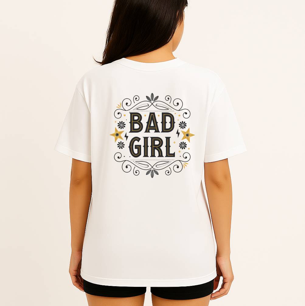 Bad Girl Women Oversized Tshirt
