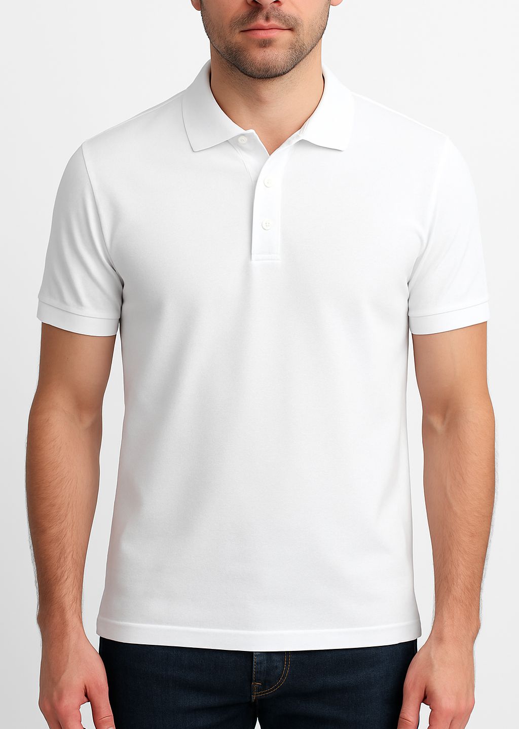 Men White Tshirt