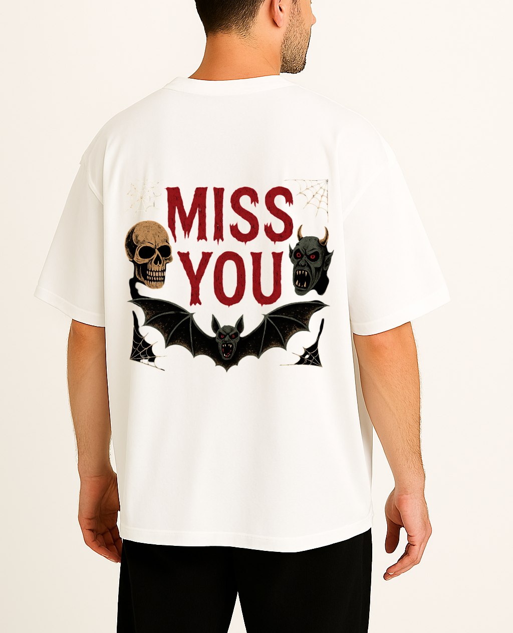 Miss You Men Oversized Tshirt