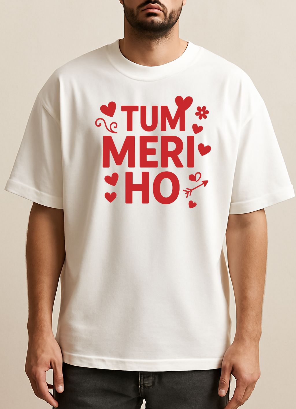Tum Meri Ho Men Oversized Tshirt