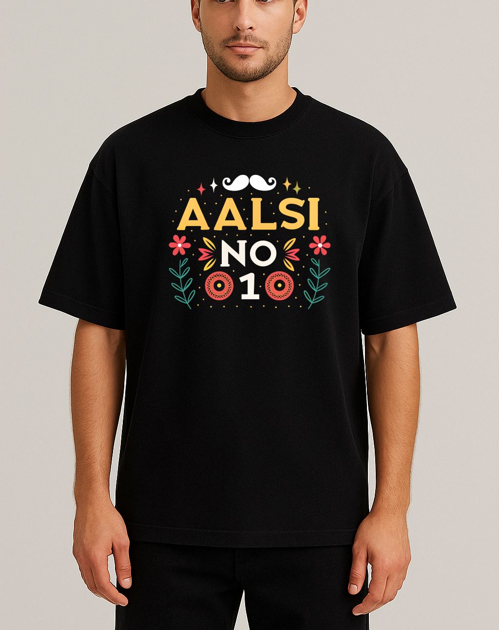 Aalsi No One Men Oversized Tshirt