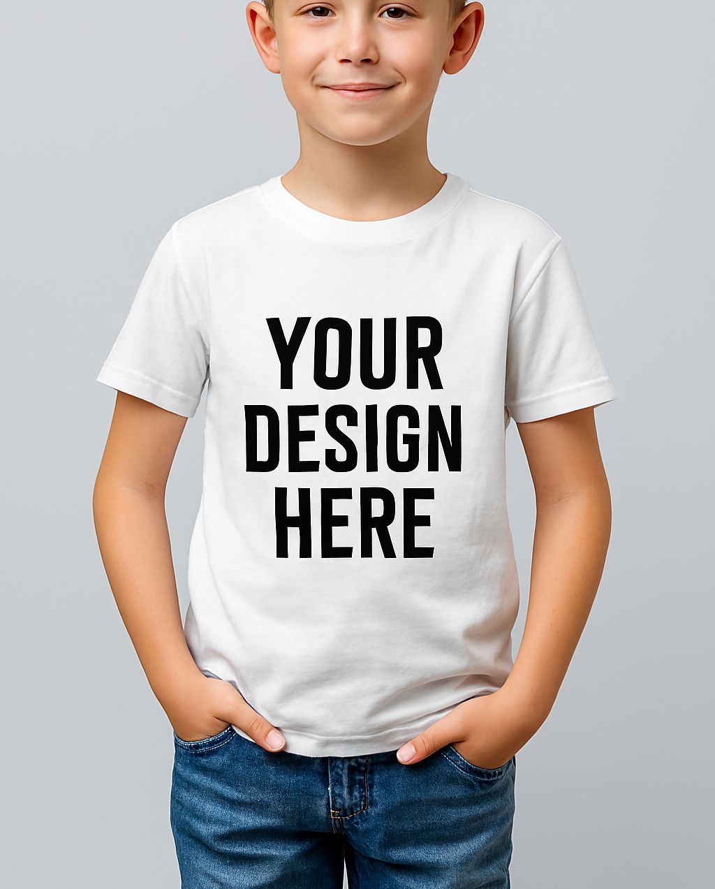 Boy White Custom Tshirt
